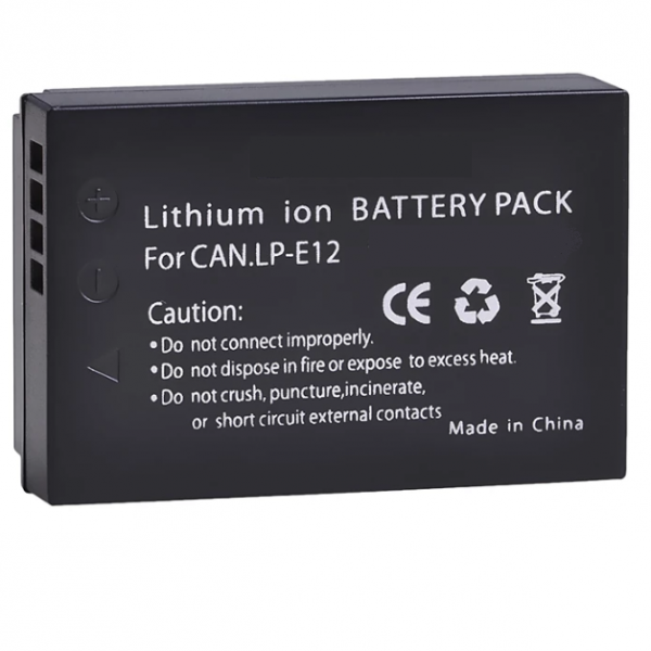 3 BATERÍAS LP-E12 + CARGADOR DOBLE LC-E12 ALTERNATIVO CANON - Imagen 4