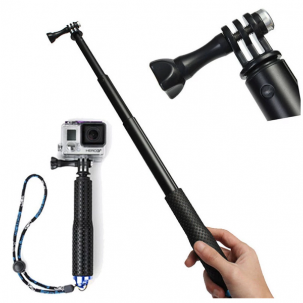 MONÓPODO EXTENDIBLE SUMERGIBLE PARA GOPRO Y CÁMARAS DEPORTIVAS EN GENERAL - Imagen 3