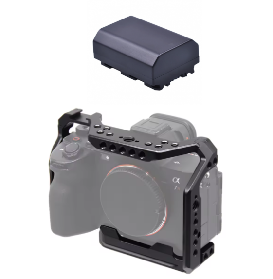 CAGE JAULA METÁLICA PARA SONY A7III A7RIII + BATERÍA NP-FZ100