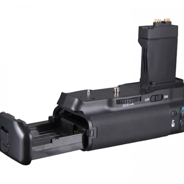 BATTERY GRIP BG-E8 PARA CANON T2I T3I T4I T5I  ALTERNATIVO + 2 BATERÍAS - Imagen 3