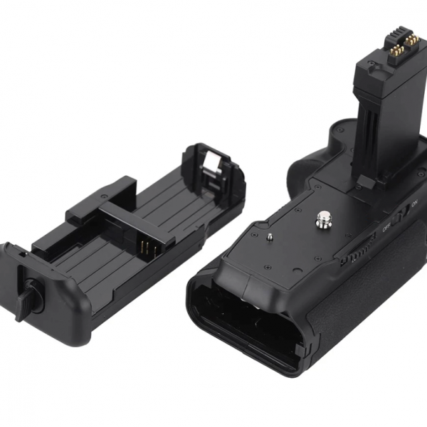 BATTERY GRIP BG-E8 PARA CANON T2I T3I T4I T5I  ALTERNATIVO + 2 BATERÍAS - Imagen 2