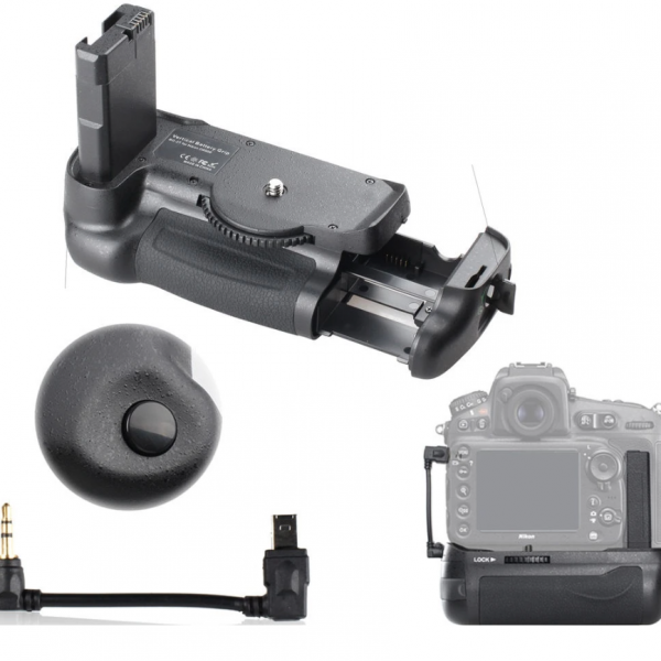 BATTERY GRIP NIKON D5500 D5600 ALTERNATIVO + BATERÍA + CONTROL REMOTO - Imagen 2