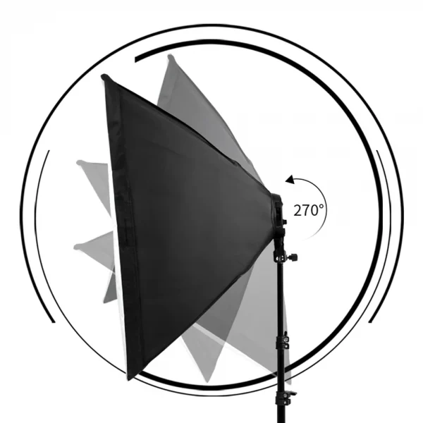 SOFTBOX PARA 1 AMPOLLETA + 1 AMPOLLETA 125W - Imagen 2