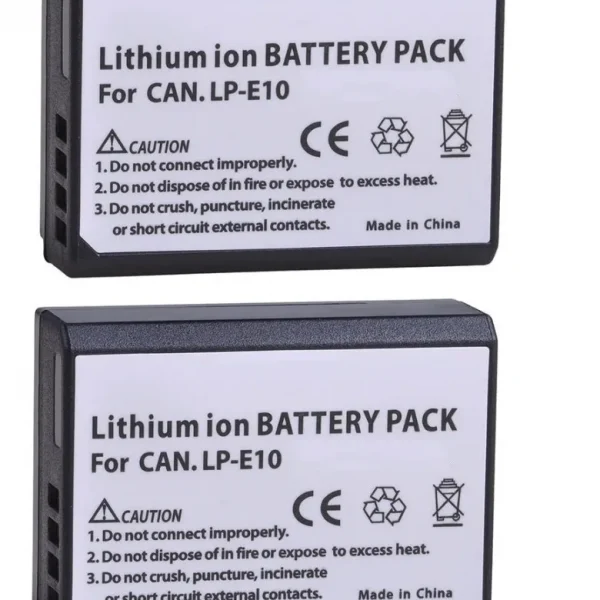 BATTERY GRIP PARA CANON T3 T5 T6 T7  ALTERNATIVO + CONTROL REMOTO + 2 BATERÍAS - Imagen 5