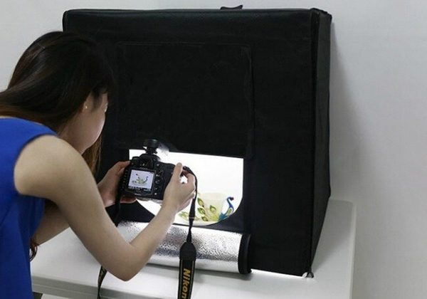 ESTUDIO LED CAJA DE LUZ 80X80X80 CM + 3 FONDOS PVC - Imagen 6