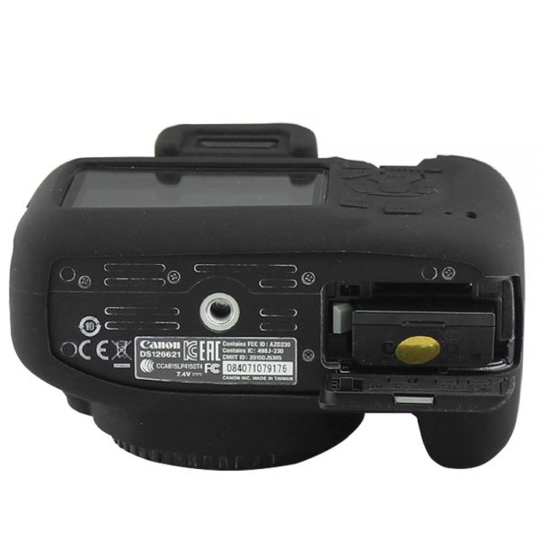 FUNDA SILICONA PARA CANON T5 T6 T7 COLOR NEGRO - Imagen 3