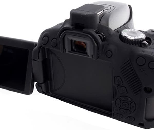 FUNDA SILICONA PARA CANON T2I T3I T4I T5I COLOR NEGRO - Imagen 4