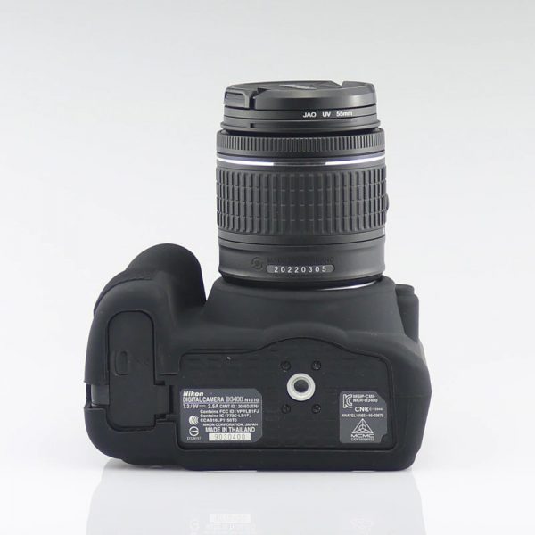 FUNDA SILICONA PARA NIKON D3300 D3400 COLOR NEGRO - Imagen 2
