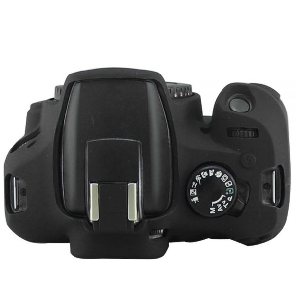 FUNDA SILICONA PARA CANON T5 T6 T7 COLOR NEGRO - Imagen 2
