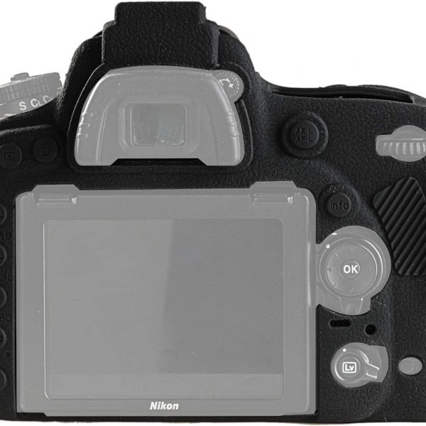 FUNDA SILICONA PARA NIKON D750 COLOR NEGRO - Imagen 3