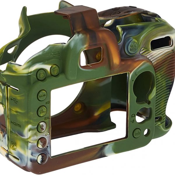 FUNDA SILICONA PARA NIKON D7100 D7200 COLOR MILITAR - Imagen 4