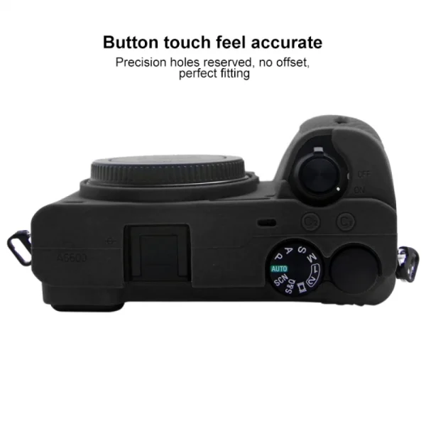FUNDA SILICONA PARA SONY A6600 COLOR NEGRO - Imagen 3