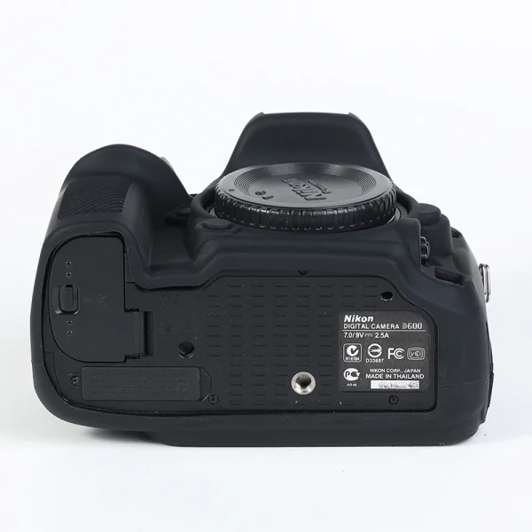 FUNDA SILICONA PARA NIKON D600 D610 COLOR NEGRO - Imagen 3