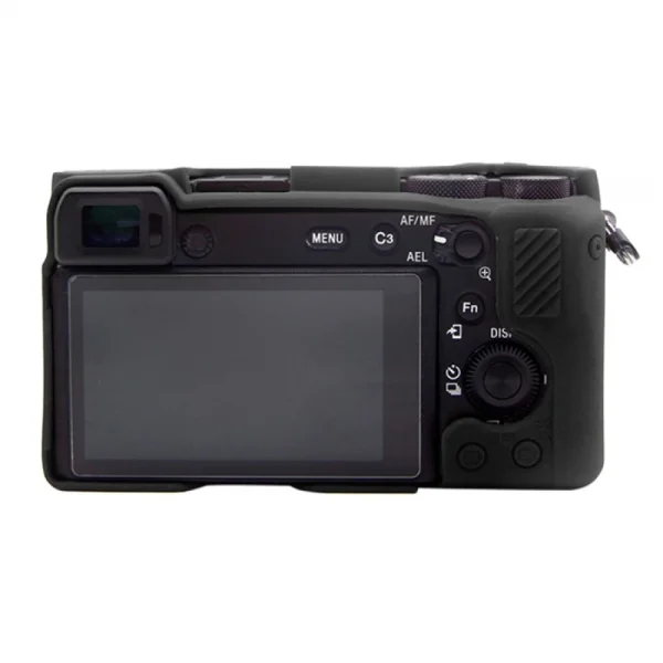 FUNDA SILICONA PARA SONY A6600 COLOR NEGRO - Imagen 2