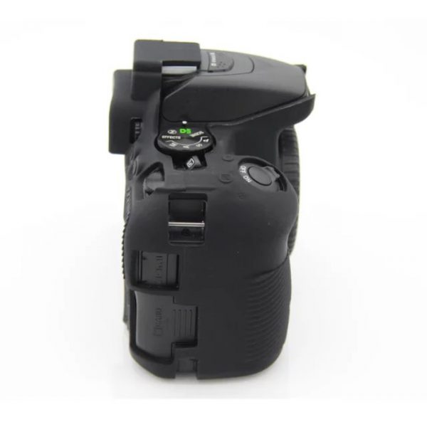 FUNDA SILICONA PARA NIKON D5500 D5600 COLOR NEGRO - Imagen 3