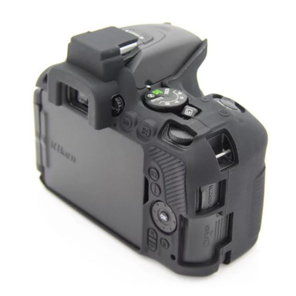 FUNDA SILICONA PARA NIKON D5500 D5600 COLOR NEGRO - Imagen 2
