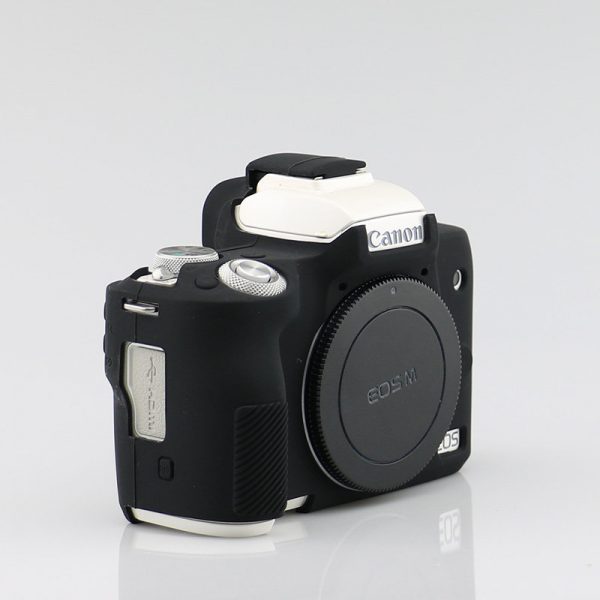FUNDA SILICONA PARA CANON M50 M50 MARK II COLOR NEGRO - Imagen 3
