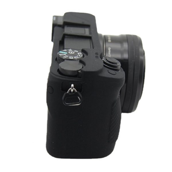 FUNDA SILICONA PARA SONY A6000 A6100 A6300 A6400 COLOR NEGRO - Imagen 3