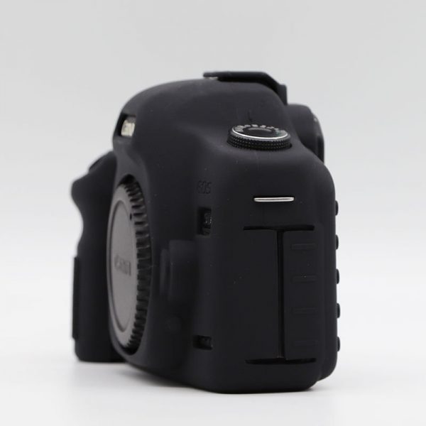 FUNDA SILICONA PARA CANON 5D MARK II COLOR NEGRO - Imagen 4