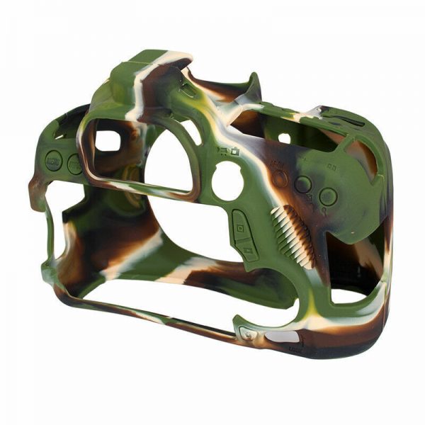FUNDA SILICONA PARA CANON 70D COLOR MILITAR - Imagen 2