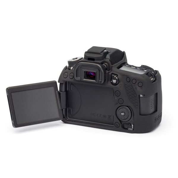 FUNDA SILICONA PARA CANON 80D COLOR NEGRO - Imagen 4