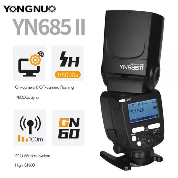 FLASH YONGNUO YN685II PARA CANON TTL HSS - Imagen 2