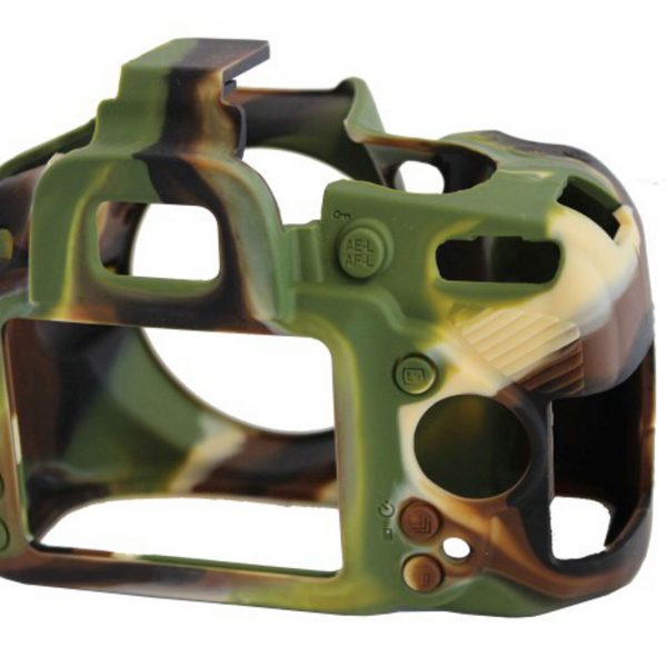FUNDA SILICONA PARA NIKON D3300 D3400 COLOR MILITAR - Imagen 2