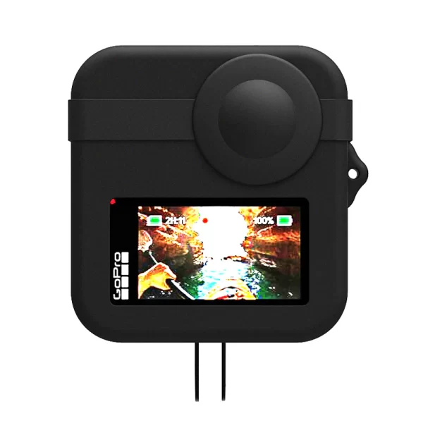 FUNDA SILICONA GROPRO MAX + PROTECTOR LENTE - Imagen 2