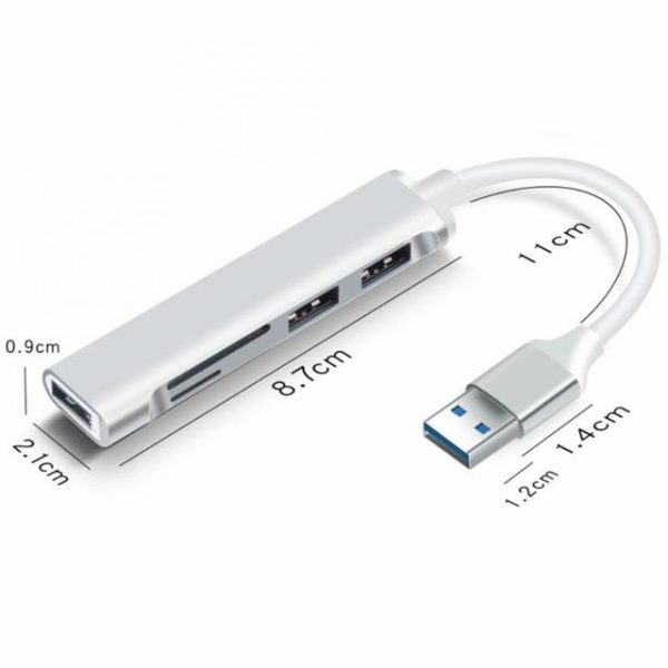 LECTOR TARJETA USB 5 EN 1 - Imagen 3