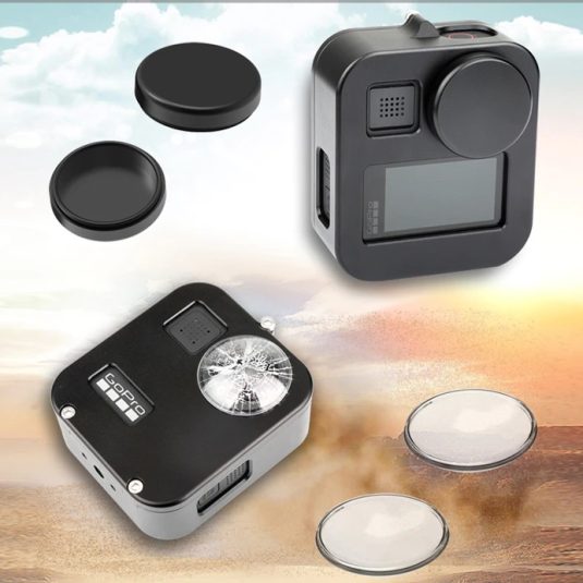Pack De 4 Lentes Protectoras Para GoPro Max - Compatibles, Protección Contra Rayaduras Y Polvo