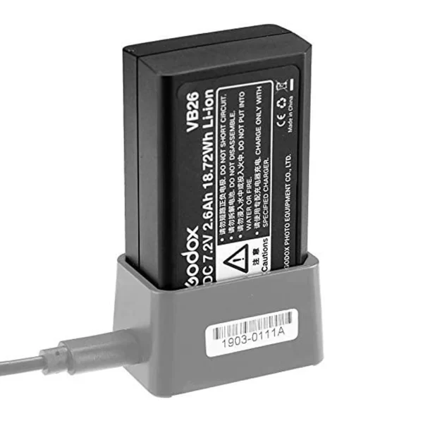 BATERÍA GODOX VB26A ALTERNATIVA FLASH V1 V860III V850III ETC - Imagen 5