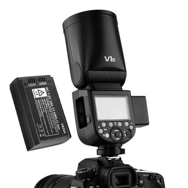 BATERÍA GODOX VB26A ALTERNATIVA FLASH V1 V860III V850III ETC - Imagen 2