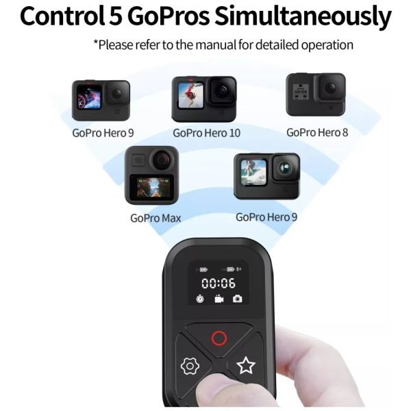 CONTROL REMOTO TELESIN GOPRO 8, 9, 10, 11, 12 MAX - Imagen 2
