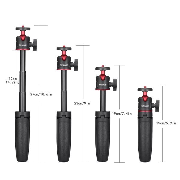MINI TRÍPODE ULANZI MT-08 PARA CÁMARA O CELULAR - Imagen 3