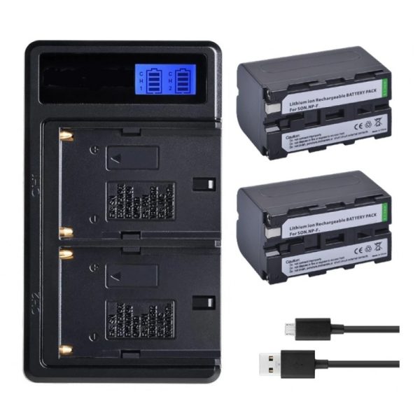 KIT FOCO LED YONGNUO YN600L + 2 BATERÍAS NP-F970 + CARGADOR DUAL - Imagen 5