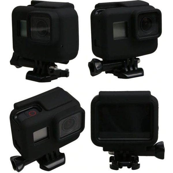 FUNDA SILICONA NEGRA GOPRO 5 6 7 HERO 2018 - Imagen 2