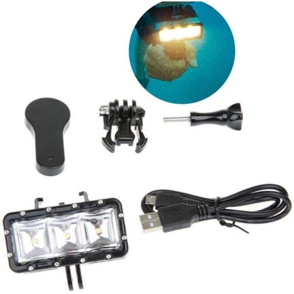 FOCO LED SUMERGIBLE PARA GOPRO - Imagen 4