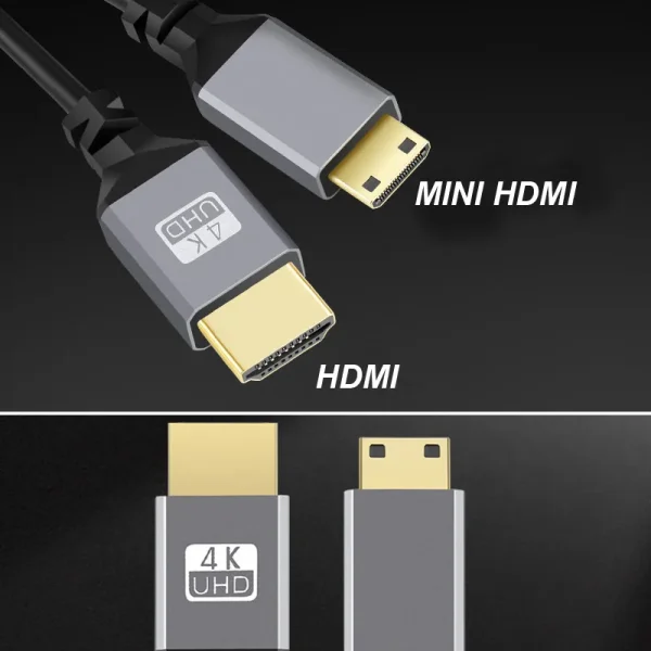 CABLE HDMI A MINI HDMI FLEXIBLE 0.5-2.4M - Imagen 2
