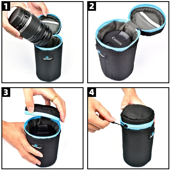 BOLSO IMPERMEABLE PARA LENTE TAMAÑO S 10X8CM - Imagen 2