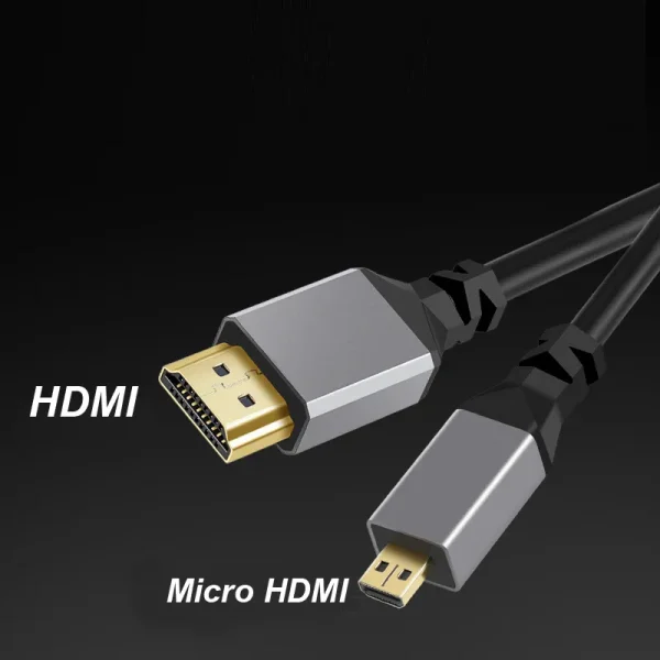 CABLE HDMI A MICRO HDMI FLEXIBLE 0.5-2.4M - Imagen 2