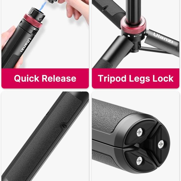 TRÍPODE MONÓPODO ULANZI GO QUICK II DE 1,4 M PARA GOPRO - Imagen 9