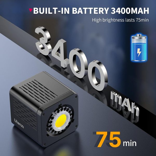 CAÑÓN LED ULANZI LT028 ULTRA COMPACTO 40W - Imagen 8