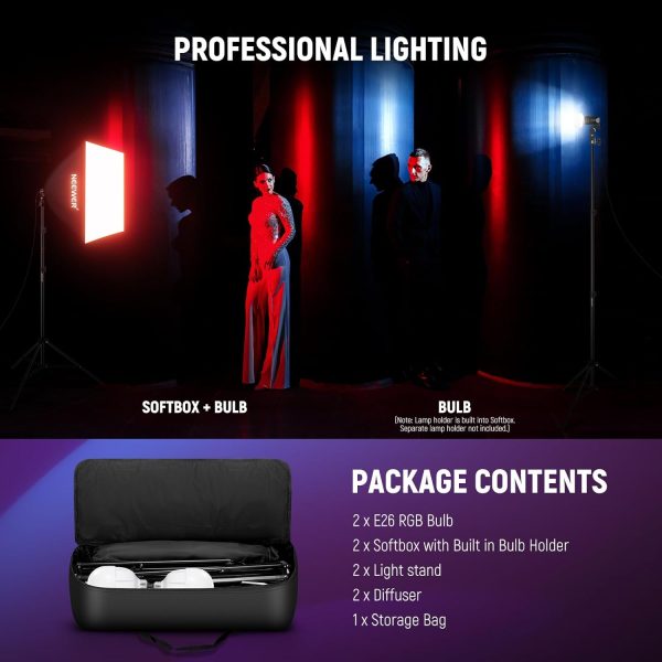 ESTUDIO ILUMINACIÓN RGB SOFTBOX + BOLSO - Imagen 6