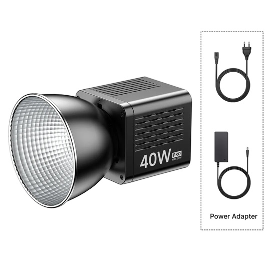 CAÑÓN LED ULANZI LT023 ULTRA COMPACTO 40W + ADAPTADOR CORRIENTE