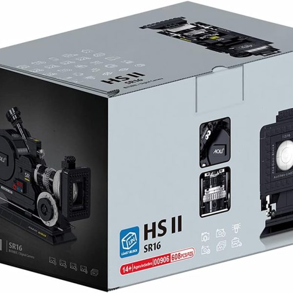 CÁMARA RETRO HS II SR16 608 PIEZAS PARA ARMAR - Imagen 4