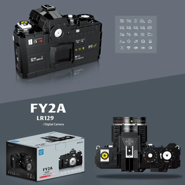 CÁMARA NEKAN FY2A LR129 DE 627 PIEZAS PARA ARMAR - Imagen 4