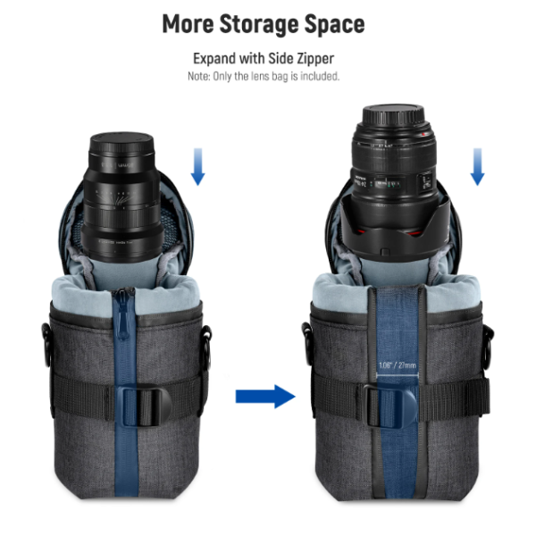 BOLSO LENTE NEEWER PB006 IMPERMEABLE PARA OBJETIVOS GRANDES - Imagen 6