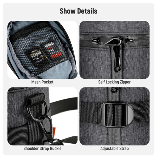 BOLSO LENTE NEEWER PB006 IMPERMEABLE PARA OBJETIVOS GRANDES - Imagen 7