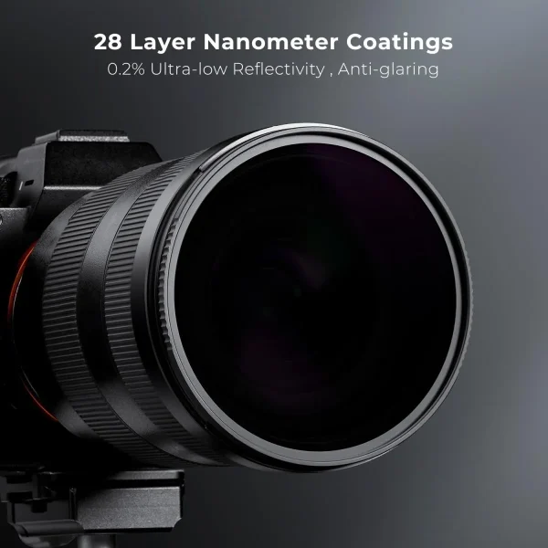 FILTRO SOLAR K&F CONCEPT 49MM ND100000 - Imagen 6