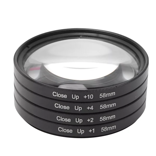 KIT FILTROS MACRO EFECTO LUPA +1 +2 +4 +10 40.5MM - Imagen 5
